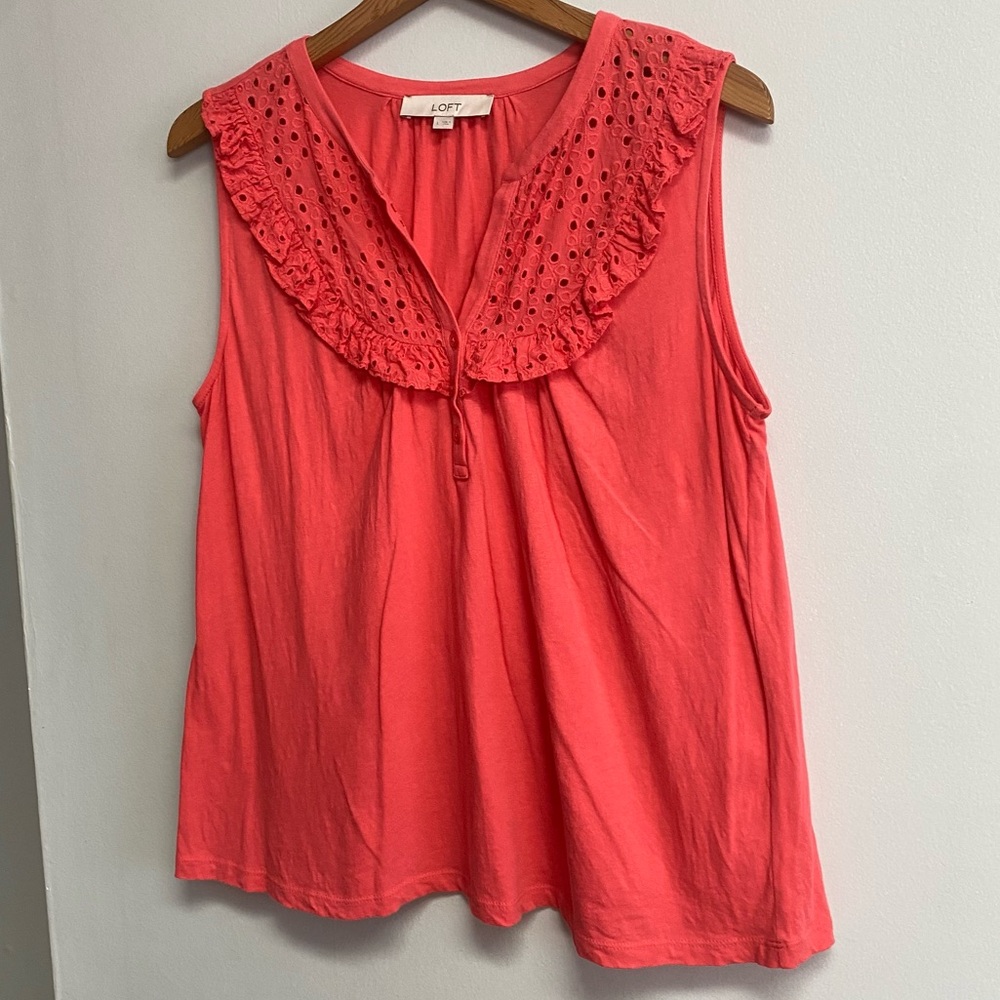 LOFT SLEEVELESS TOP - LARGE - Picture 4 of 7